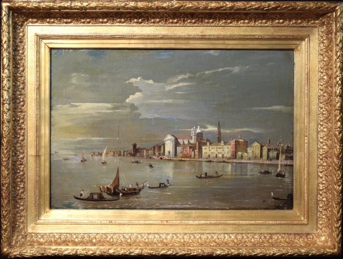 Venise, le Canal de la Giudecca - Italie XVIIIe siècle